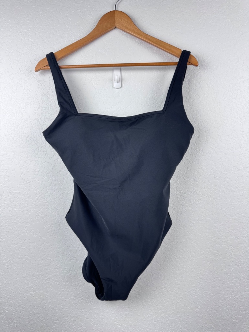 J.Crew Squareneck one piece classic sculpt swimsuit CS583 - Picture 2 of 9